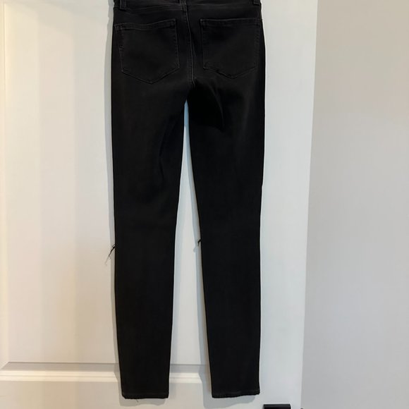 Paige Verdugo Ankle Skinny Jean size 24 Black - Picture 4 of 7